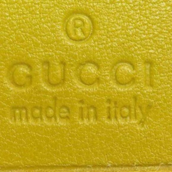 EUC GUCCI Bifold leather wallet with chain GG UNISEX 256442 - Picture 6 of 8